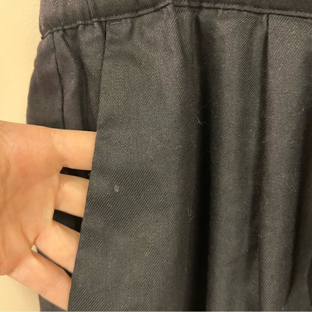 Express black linen blend high Rise shortie shorts XL - Picture 3 of 7